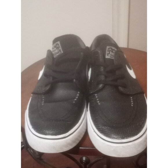 Nike Zoom Stefan Janoski SB Men’s Black Leather Skate Shoes Size 10.5 616490-013 main image 10